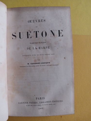 œuvres suétone traduction - Œuvres, de