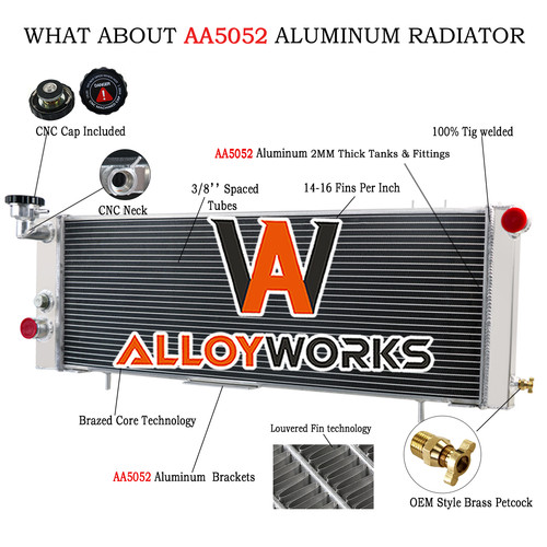 Aluminum radiateur pour - aluminum,