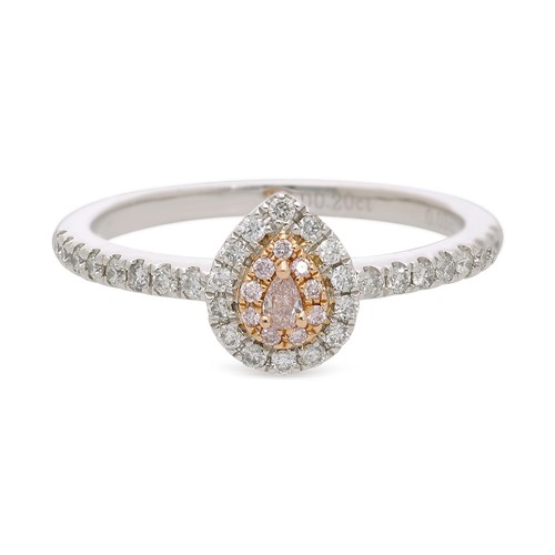 Carat fancy pink pear - 0.03,