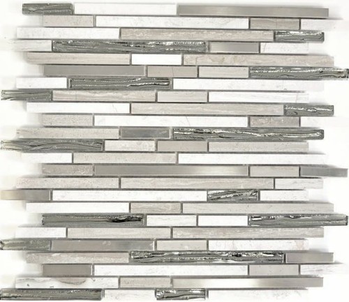 Verre pierre acier bois blanc - bois,