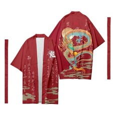 Hommes Long Kimono Manteau