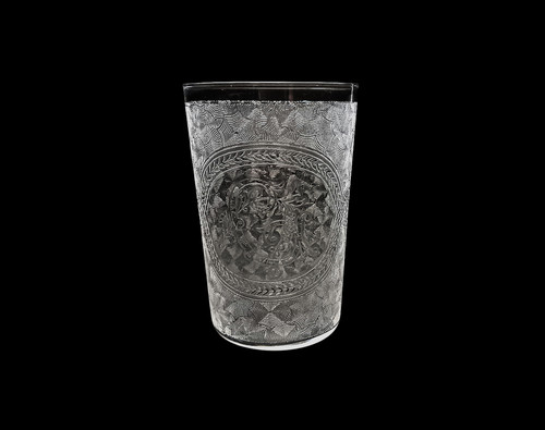 Gobelet verre en cristal - en,