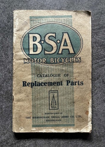 Catalogue original bsa motor - catalogue,