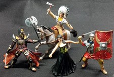 PAPO LOT DE 04 FIGURINES DIVERSES INDIEN CHEVALIER LEGIONNAIRE ROMAIN... N°6