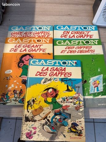 Lot gaston lagaffe - 5, bd