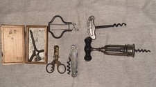 lot de tire bouchon ancien (deux restaurations ) old french corkscrew couteau