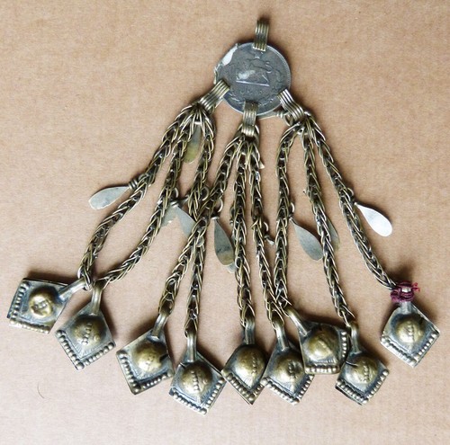 Pendentif bijou ethnique perse - bijou,