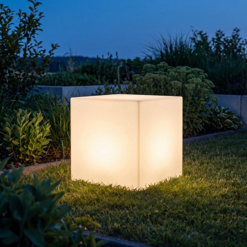 Solaire cube lumineux - cube,