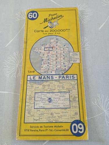 Ancienne carte routière - ancienne,