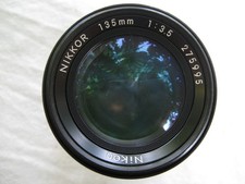 Nikon Nikkor 135 mm f 3,5 AI + doubleur Telemore : petit téléobjectif argentique