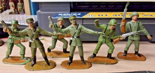 Lot soldats plastique - lot,