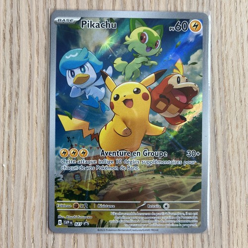 Carte pokémon pikachu - carte, 027