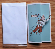 carte Pop up Tintin marque BASF-