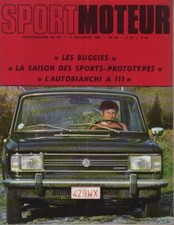 SPORT MOTEUR 161 1969 ESSAI APAL DUNE BUGGY AUTOBIANCHI A111 MORINI CORSARO 150