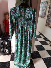  VINTAGE ROBE etam smockée
