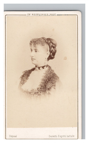 Cdv reutlinger portrait - ch., reutlinger,