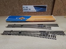 ROCO HO 4507R. BOITE DE 2 AIGUILLAGES LONGS DROIT A DROITE MAILLECHORT