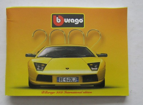 Petit catalogue burago 2002 - catalogue,
