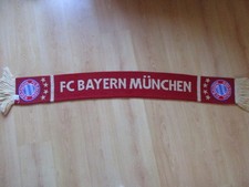 Echarpe de football vintage BAYERN de MUNICH Rouge Taille Unique