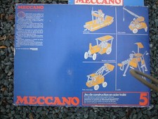 Meccano boîte bleue n° 5, réf 205E, complète avec notices 