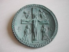 Médaillon, fonte bronze 94mm