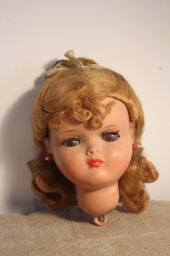 Ancienne tête poupée - de,