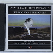 Svjatoslav Richter In Prague : Piano Sonatas No.3 Op. 2 No3 - No.7 Op. 10 No. 3 