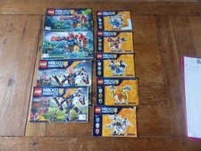 Lego :lot de 9 notice Nexo Knights