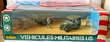 COFFRET SOLIDO VEHICULES MILITAIRES US GMC , JEEP..  REF 7025 1/50 EN BOITE C112