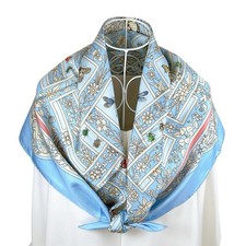 Foulard vintage en soie Hermes