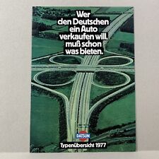 DATSUN 1977 / folder brochure 6p DE / 260 Z 240 K GT CHERRY / top!