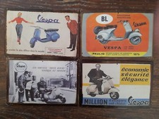 Lot de 4 Plaques métal VESPA Dim.17,5x11,5cm