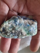 linarite rare bleu et vert d Espagne 70 , 9 gr de 6, 50 cm x 3, 50 cm x 2 , 50 