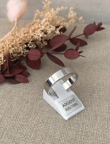 Bague alliance lisse fil - bague,