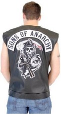 Sons anarchy noir faux - noir, cuir