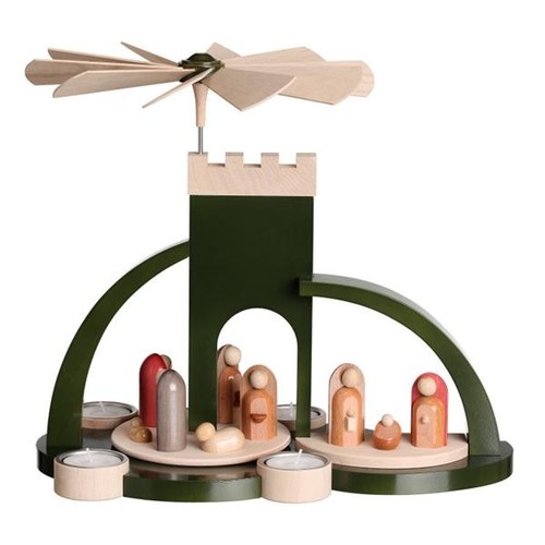 Pyramide bois noël - en,