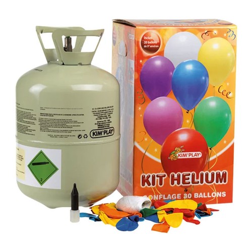 Bonbonne hélium 30 - d'hélium, +