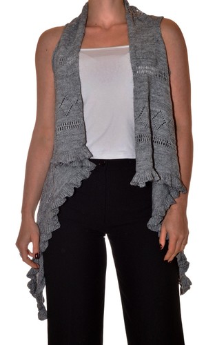 Long gilet hiver sans - d'hiver,
