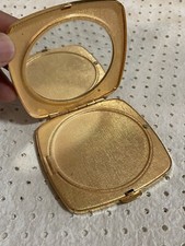 Poudrier Marcel Franck Peau De Serpent Forme Carrée 7,5 Cm