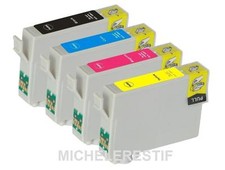 4+6 Cartouches non-original EPSON SX215 SX218 SX400 SX405  .. (MSI)