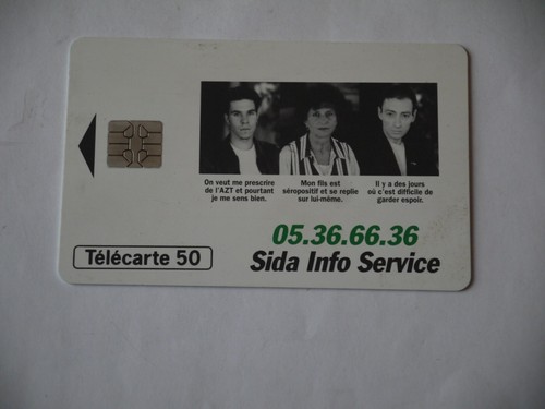 Télécarte publique sida info - publique,