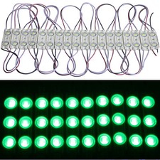 20X 2er LED Module Vert 12V Rohs Technique de Publicité Éclairage Enseigne