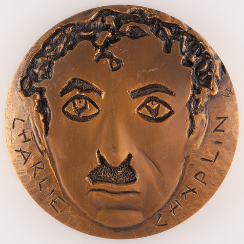 Médaille charlie chaplin - médaille, de