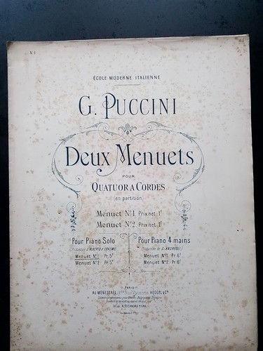 Partition ancienne piano - ancienne,
