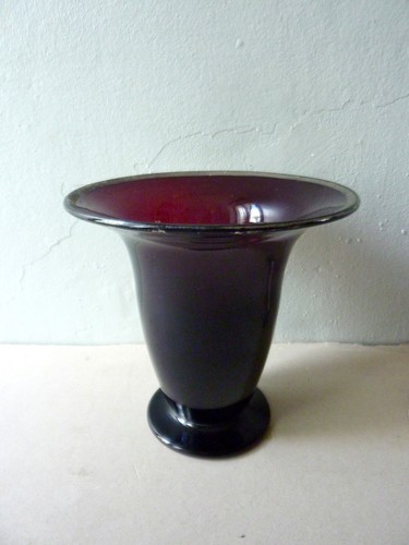 Vase forme cornet verre - cornet,, en
