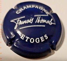 Capsule de champagne Thomas Francis Bleu foncé et blanc  N°14