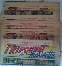 FRIPOUNET ET MARISETTE 5 NUMÉROS DE JANVIER 1956