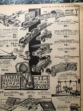 Catalogue de Jouets BHV 1934 poupees , voiture a pedales avion dewoitine tole