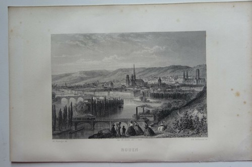 Gravure originale milieu