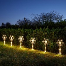 8PK Neige Décor Flocon de Jeu